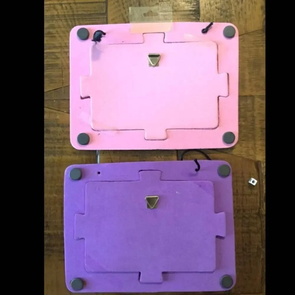 Foamies 2 foam picture frames 6x4 school locker girls decor pink purple magnet l